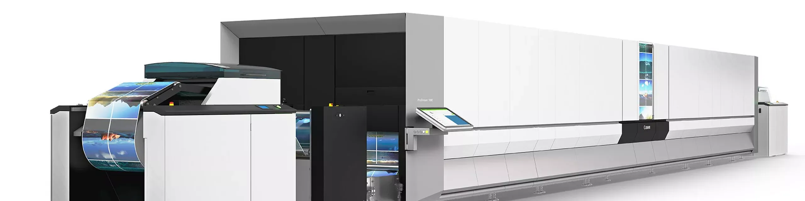 Canon multifunction colour printer in an office environment