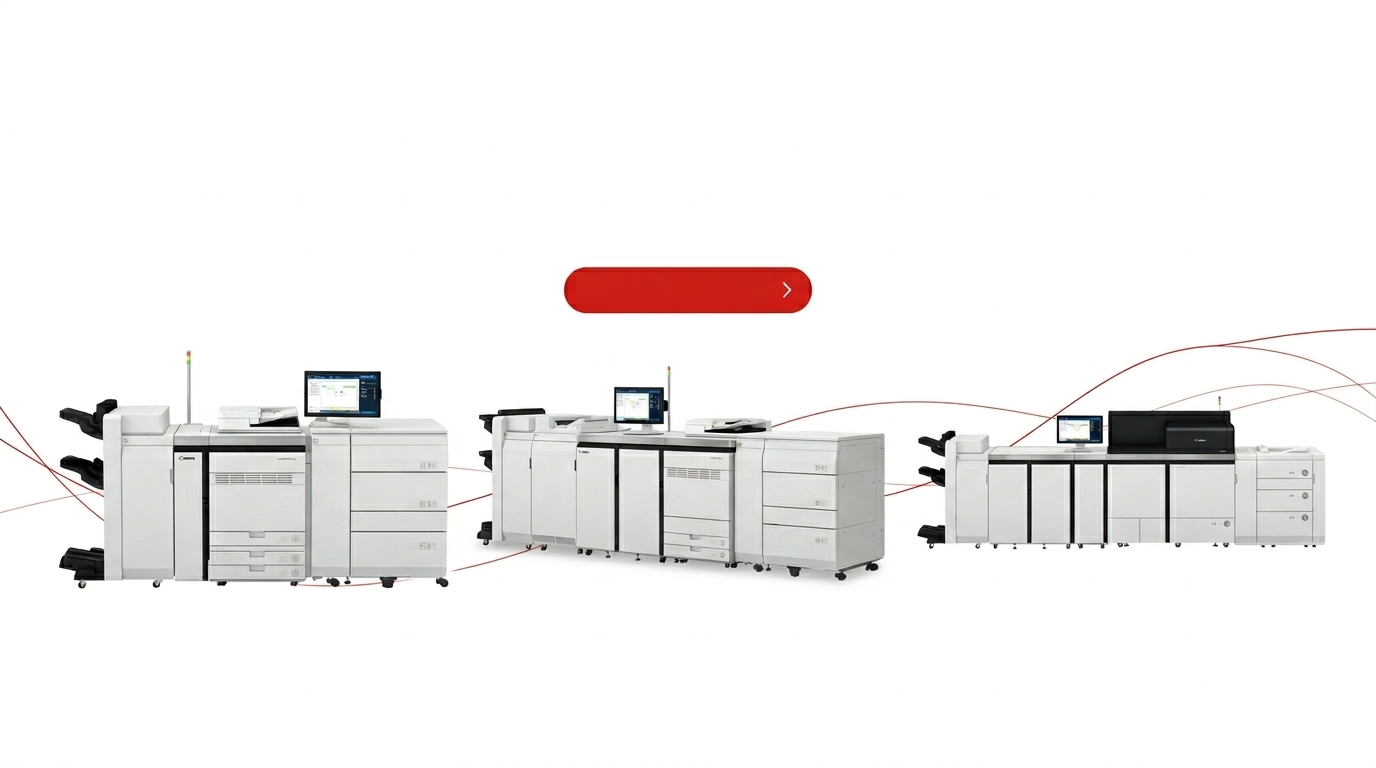 Canon multifunction colour printer in an office environment